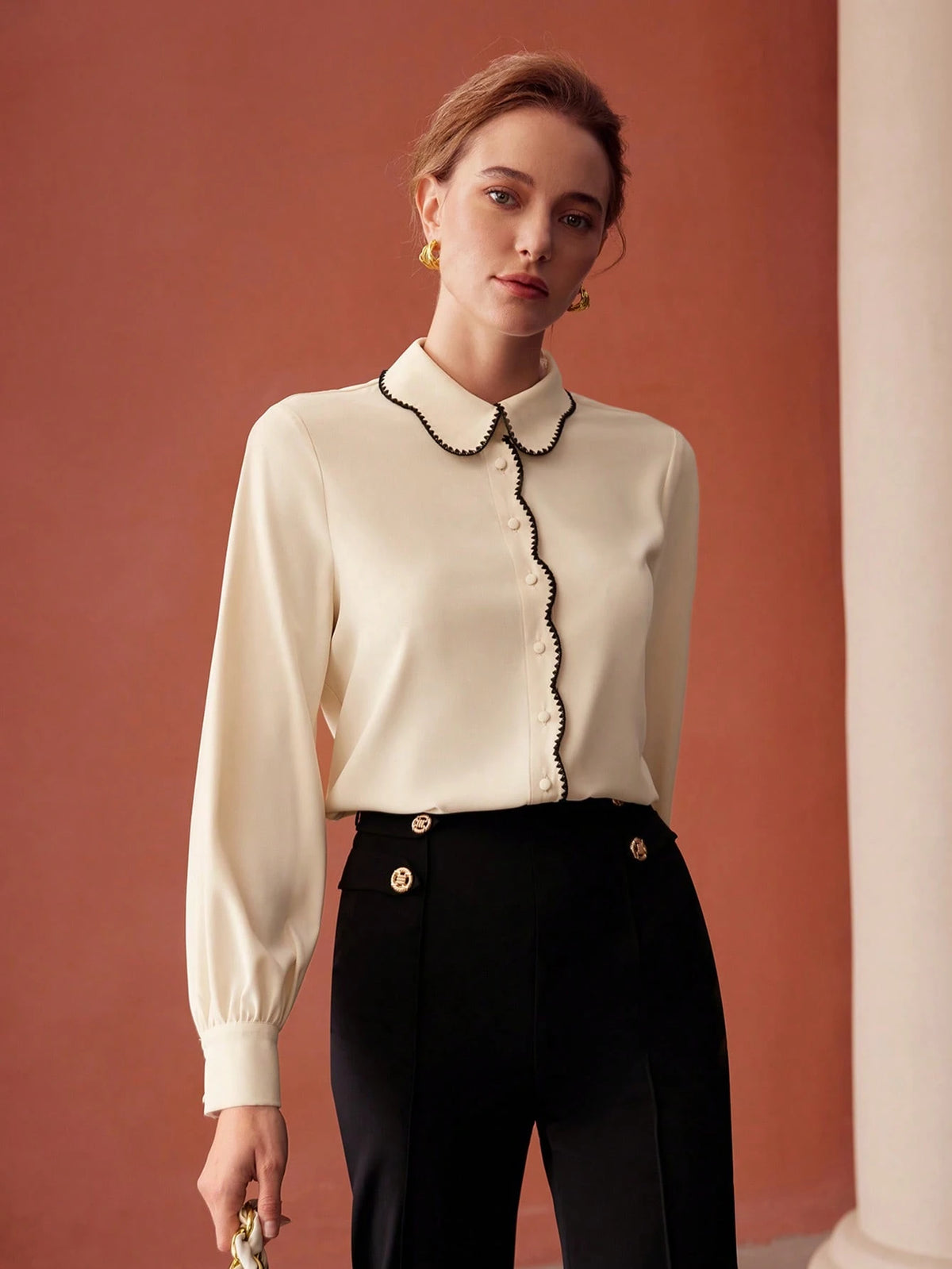 MOTF PREMIUM CONTRAST STITCH SHIRT