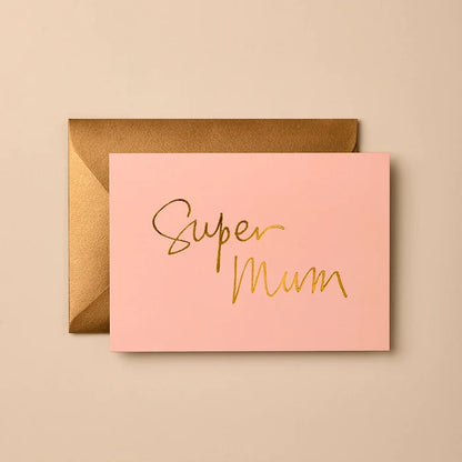 Mother's Day Card | Hand-Lettered Gold Foil Design