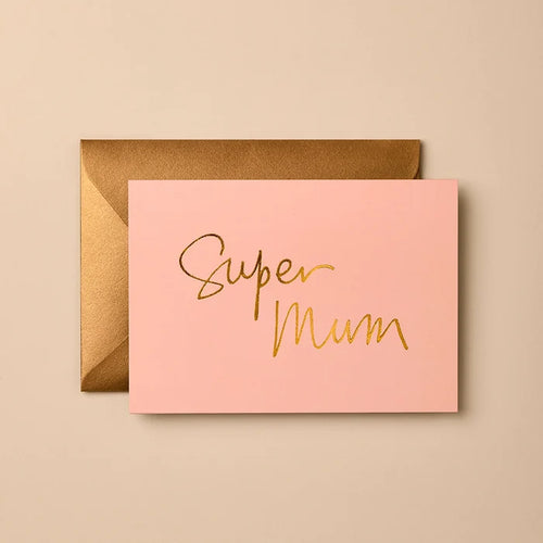 Mother's Day Card | Hand-Lettered Gold Foil Design