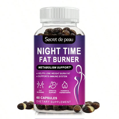 MULITTEA Quick Ship Items| Night Time Fat Burner Capsules For Women- Weight Loss Products To Support Metabolism & Weight Loss, Dietary Supplement