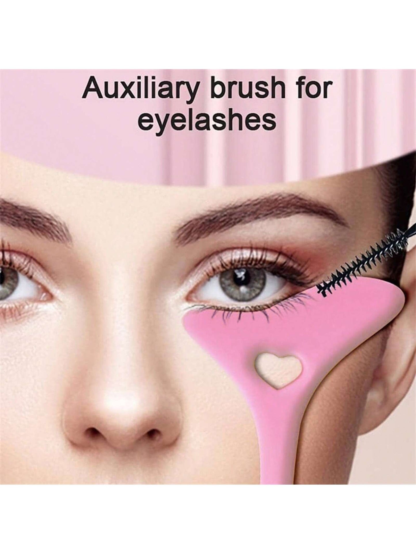 mulynsie Multifunctional Makeup Eyeliner Stencil, 1pc Eyeliner Assistant, Silicone Eyeliner Template,Silicone Reusable Waterproof Tool For Liner Makeup Brush Pen Stamp Thin Sharpener Cat Eyes Smoky E