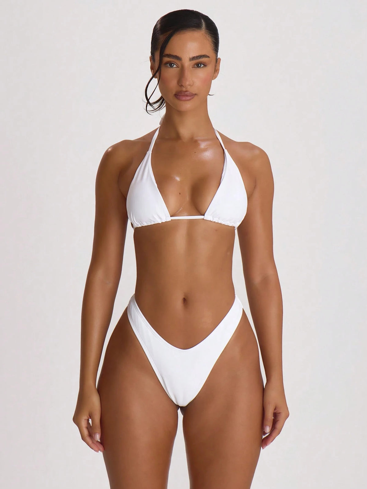 Musera Resort Triangle Halterneck Tie Bikini Top Swim Vacation Holiday Summer Travel Beachwear Basics Hen Do Wedding Bridal Bachelorette Swimwear Resort Core