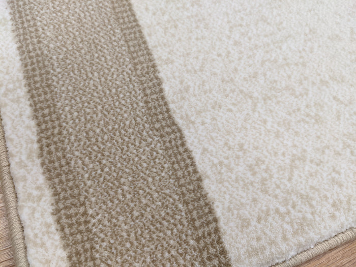 Dynamic Stair Runner Mysterio Ivory Stair Runner 1234-102 26 and 31 inch Sold By the Foot