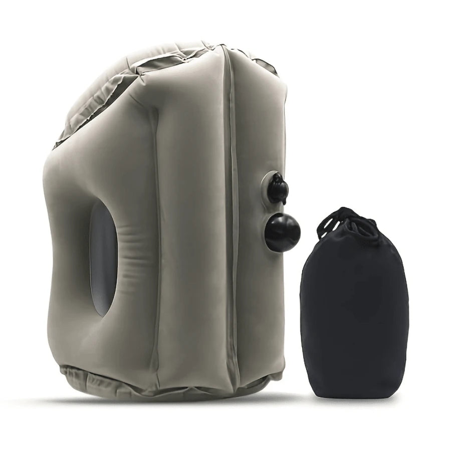 Neck Support Pillow, Inflatable Travel Pillow, Inflatable Neck Pillow Suitable For Sleep, Supporting The Head, Neck, And Lumbar Spine. Suitable For Airplanes, Cars, And RVs. Foldable For Storage, For