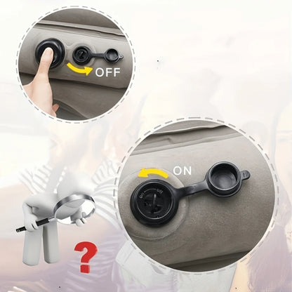 Neck Support Pillow, Inflatable Travel Pillow, Inflatable Neck Pillow Suitable For Sleep, Supporting The Head, Neck, And Lumbar Spine. Suitable For Airplanes, Cars, And RVs. Foldable For Storage, For