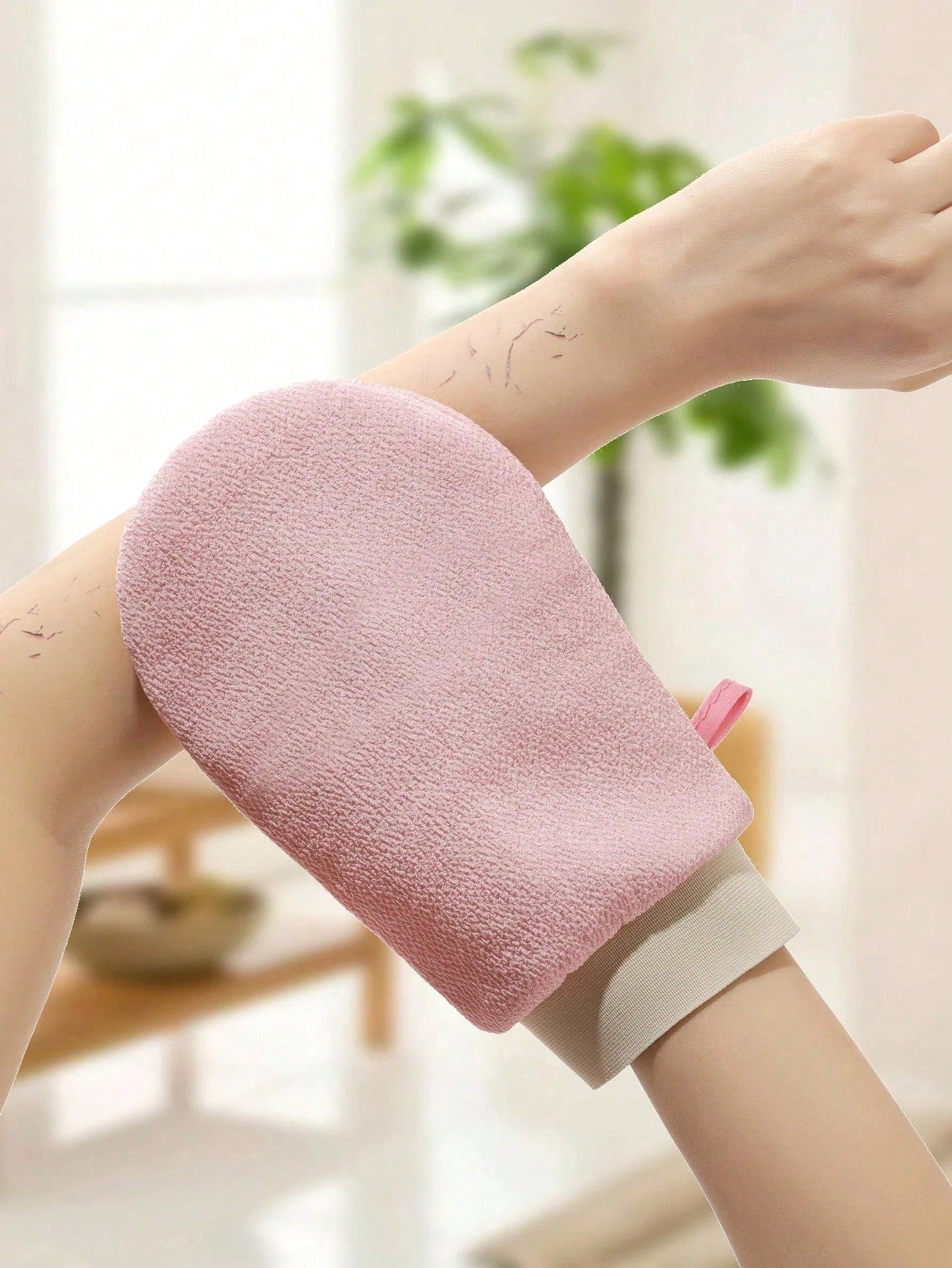 New 2 Pieces Exfoliating Gloves, Body Exfoliating Gloves Double-Sided Body Scrub Gloves Dead Skin Removal Gloves Deep Body Scrub For Men And Women, Bath Exfoliating Shower Gloves, Deep Exfoliating Glo