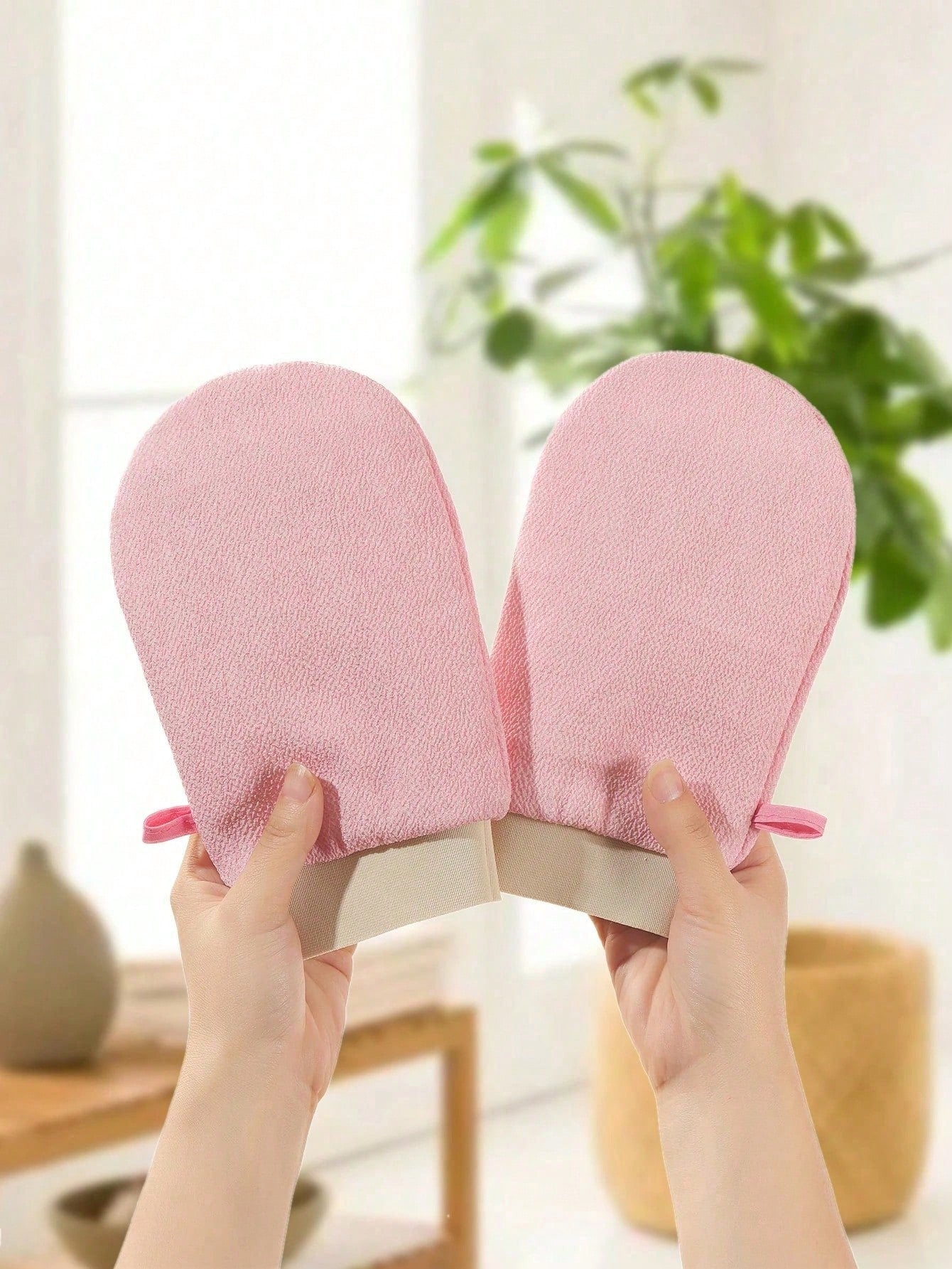 New 2 Pieces Exfoliating Gloves, Body Exfoliating Gloves Double-Sided Body Scrub Gloves Dead Skin Removal Gloves Deep Body Scrub For Men And Women, Bath Exfoliating Shower Gloves, Deep Exfoliating Glo