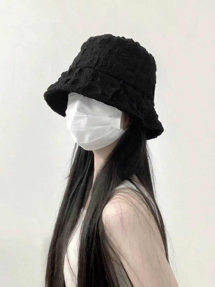 New Arrival Versatile Quick-Dry Sun Protection Hat, Soft Puff Brim Bucket Hat, Foldable Mesh Sunhat For Spring Autumn School