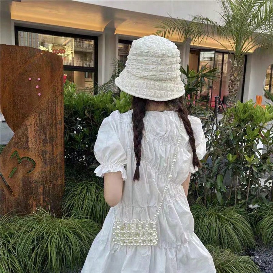 New Arrival Versatile Quick-Dry Sun Protection Hat, Soft Puff Brim Bucket Hat, Foldable Mesh Sunhat For Spring Autumn School