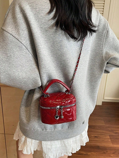 New Fashion Classic Multi-Functional PU Waterproof Fabric Quilted Women's Handbag
