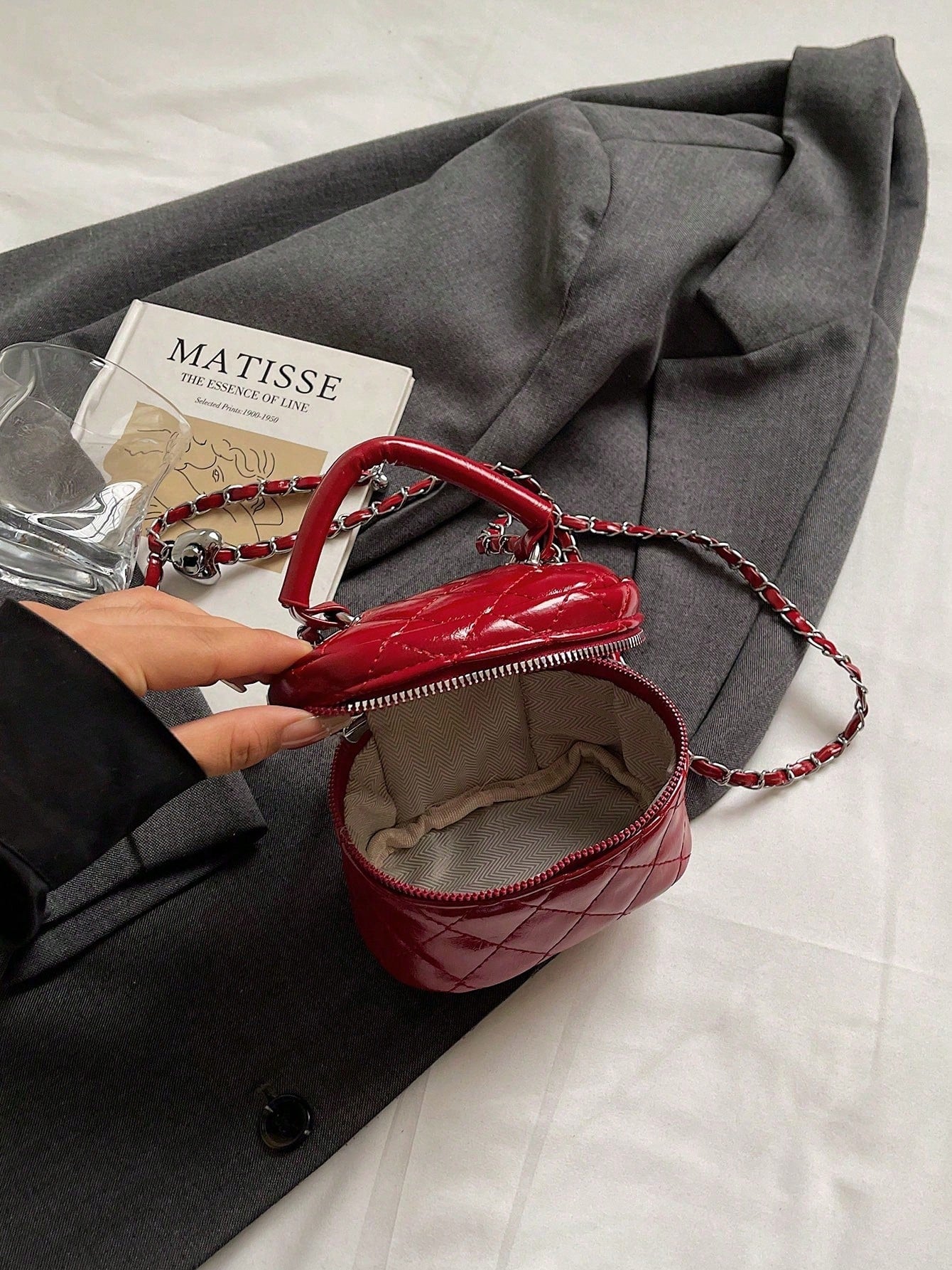 New Fashion Classic Multi-Functional PU Waterproof Fabric Quilted Women's Handbag