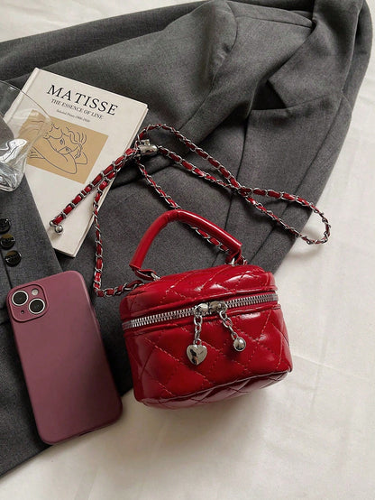 New Fashion Classic Multi-Functional PU Waterproof Fabric Quilted Women's Handbag