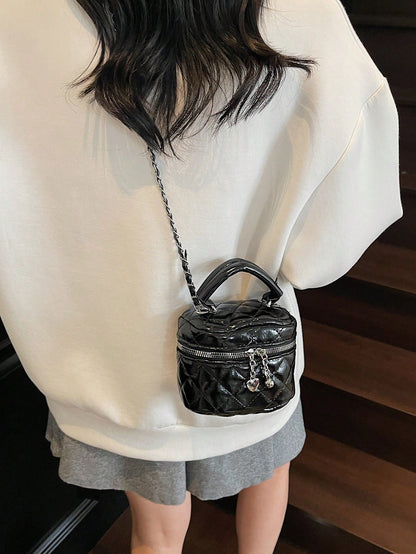 New Fashion Classic Multifunctional PU Waterproof Fabric Quilted Women's Handbag, Gift