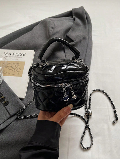 New Fashion Classic Multifunctional PU Waterproof Fabric Quilted Women's Handbag, Gift
