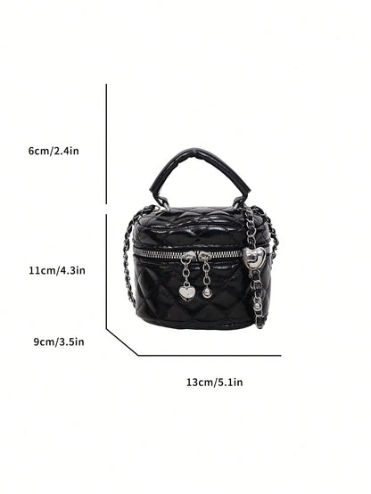 New Fashion Classic Multifunctional PU Waterproof Fabric Quilted Women's Handbag, Gift