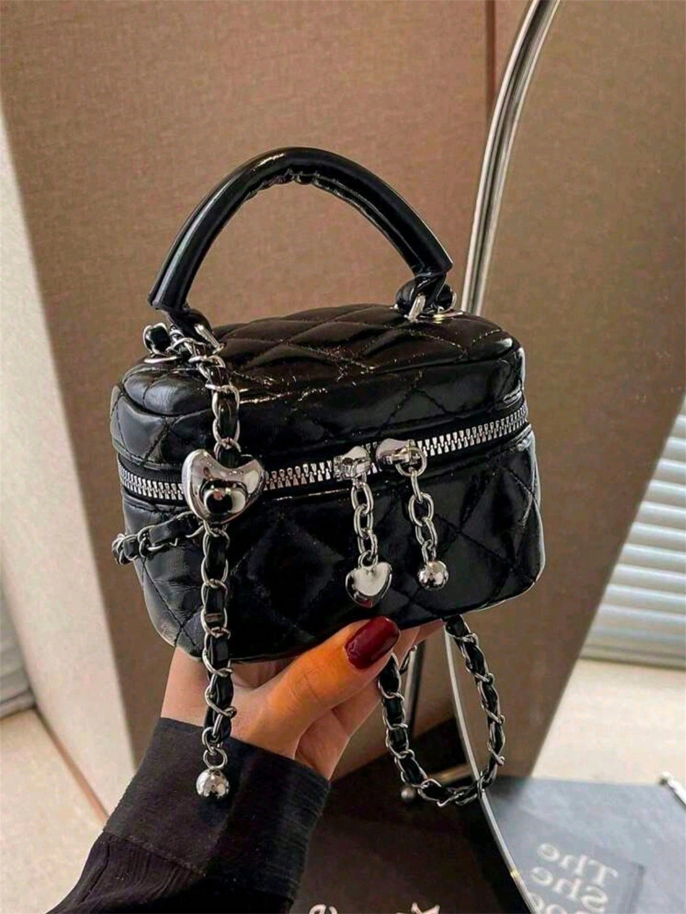 New Fashion Classic Multifunctional PU Waterproof Fabric Quilted Women's Handbag, Gift