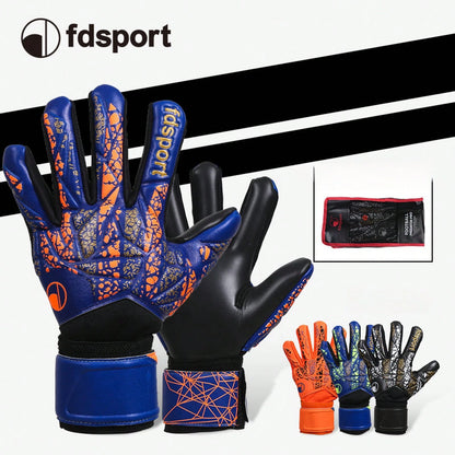 New Full Latex Soccer Goalkeeper Gloves Without Finger Save, Anti-Slip Breathable Goalie Gloves For Middle School Students & Adults