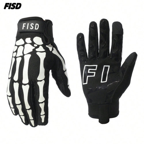 New Luminous Personalized Sports Gloves, Silicone Anti-Slip Protective Gloves For Football, Baseball,, Cycling & Off-Road Motorcycle