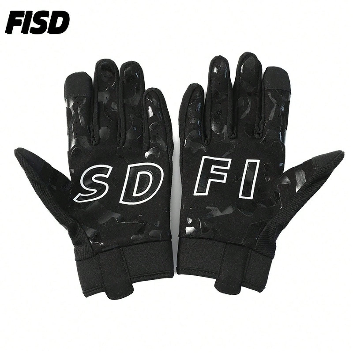 New Luminous Personalized Sports Gloves, Silicone Anti-Slip Protective Gloves For Football, Baseball,, Cycling & Off-Road Motorcycle