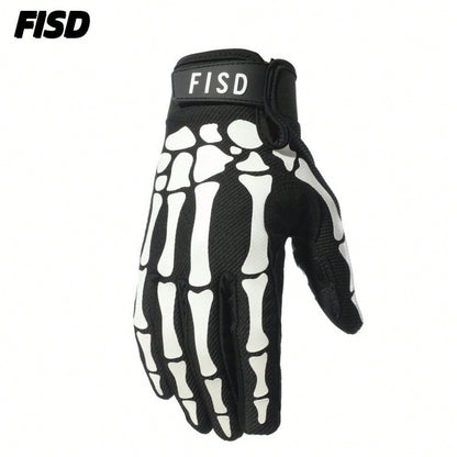 New Luminous Personalized Sports Gloves, Silicone Anti-Slip Protective Gloves For Football, Baseball,, Cycling & Off-Road Motorcycle