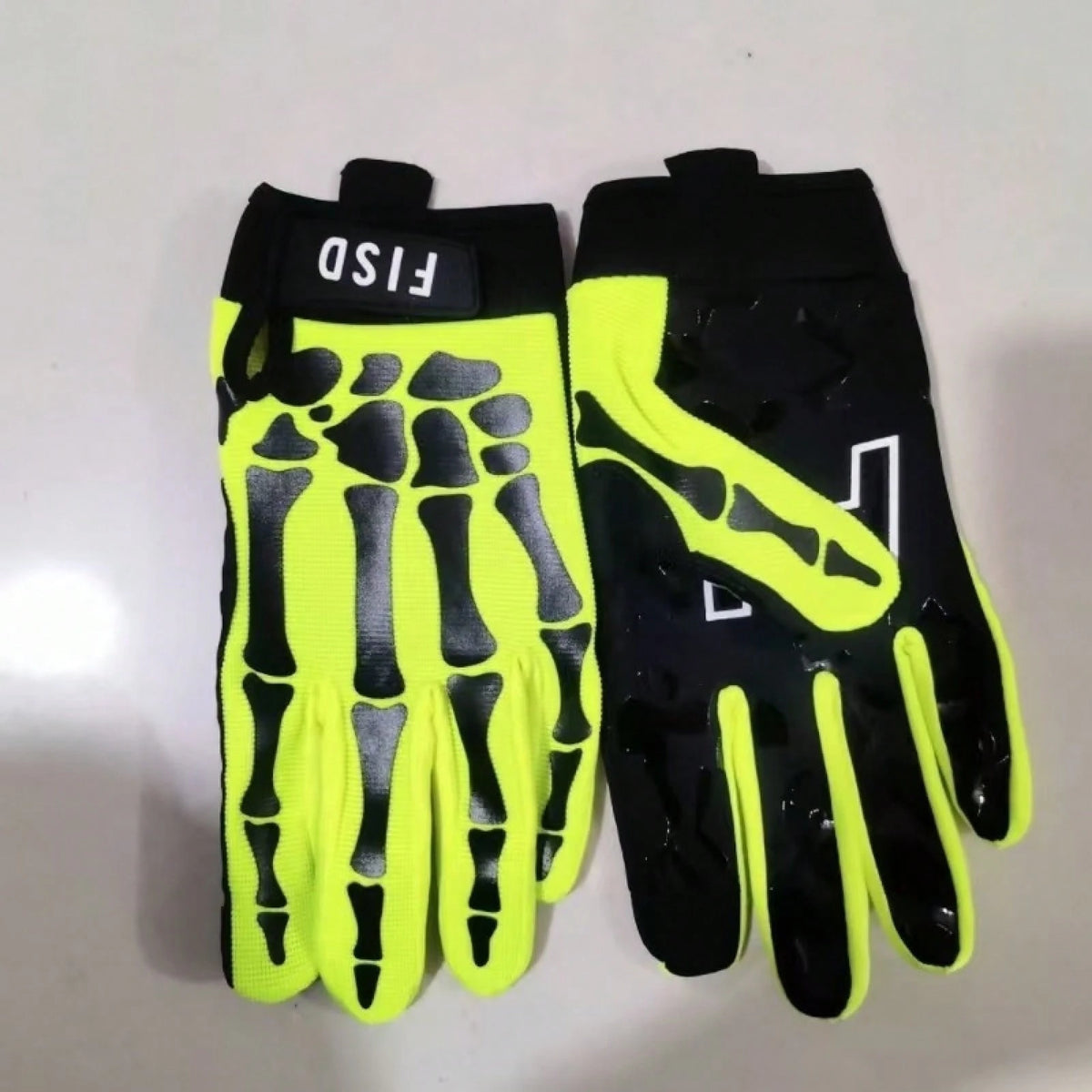 New Luminous Personalized Sports Gloves, Silicone Anti-Slip Protective Gloves For Football, Baseball,, Cycling & Off-Road Motorcycle