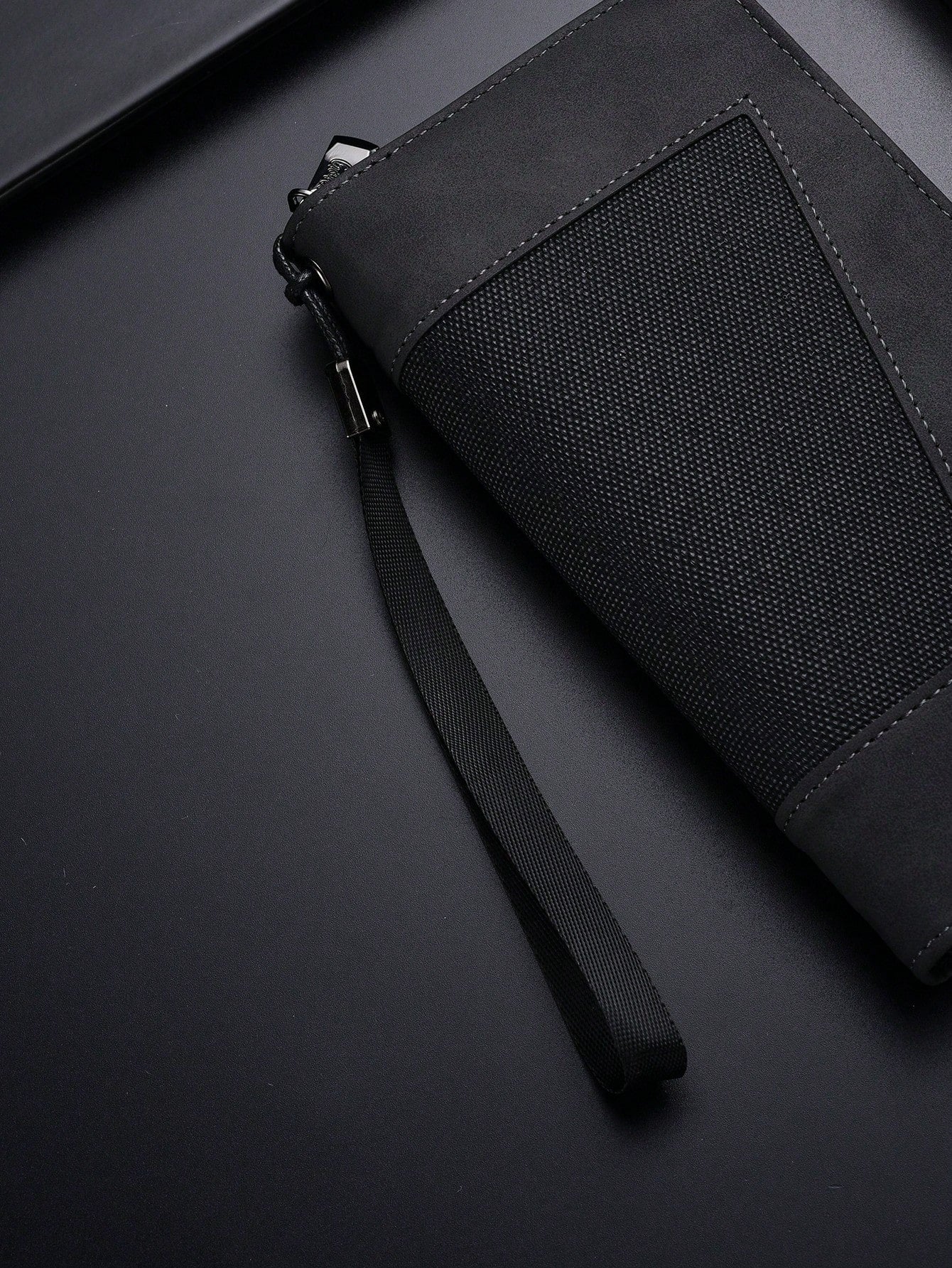 New Men's Long Wallet, Fashionable Men's Zipper Clutch Bag, Large Capacity Multi-Card Slot Wallet