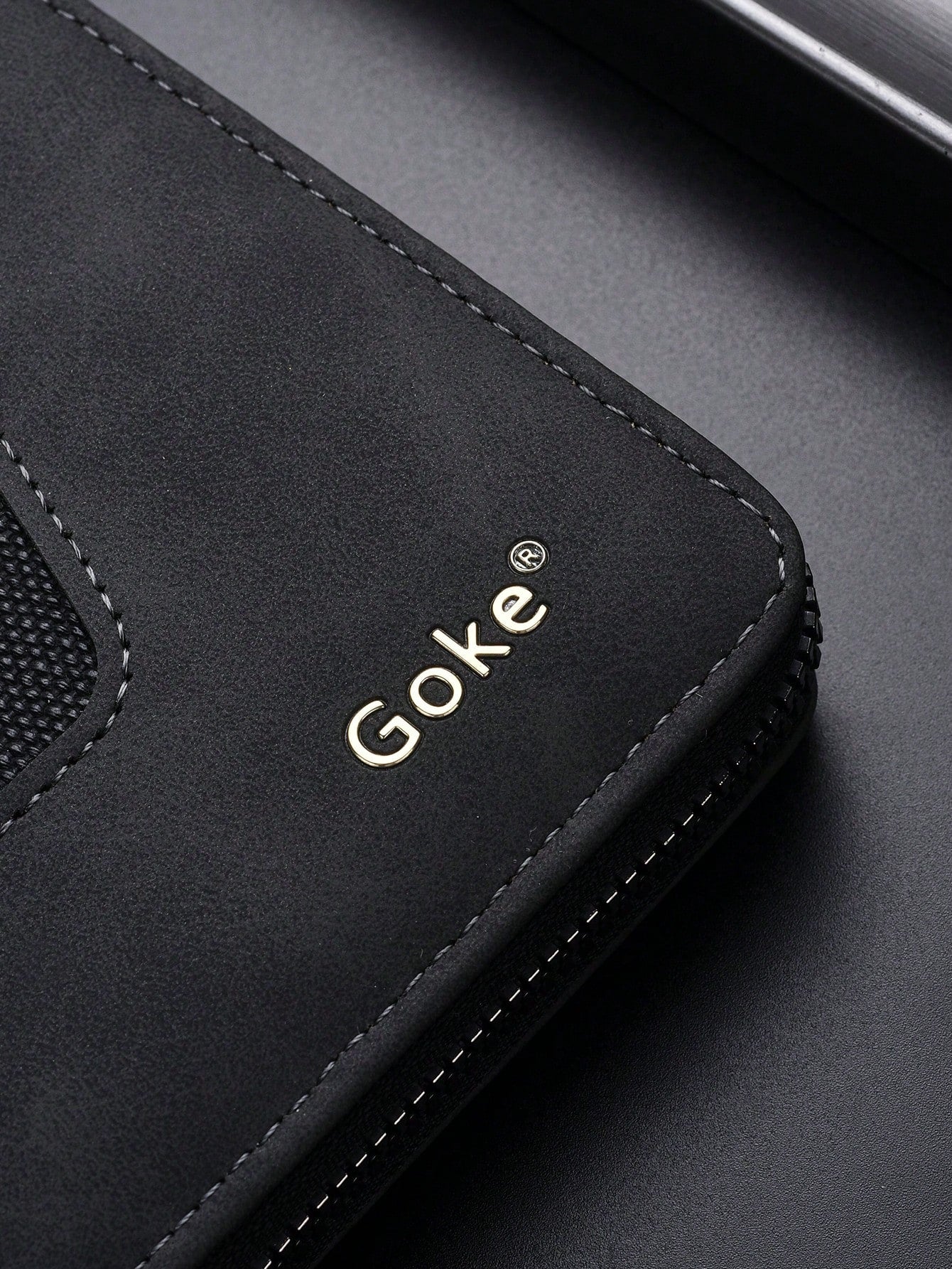 New Men's Long Wallet, Fashionable Men's Zipper Clutch Bag, Large Capacity Multi-Card Slot Wallet
