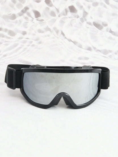 New Oversized Ski/Cycling/Climbing Anti-Wind Men's Goggles, Wind Ski Glasses Easy Comfort Casual Outfits Outdoor Cycling Glasses For Summer Beach Vacation, Outdoor, Travel Fall