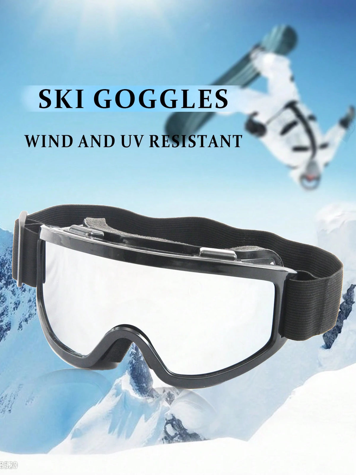 New Oversized Ski/Cycling/Climbing Anti-Wind Men's Goggles, Wind Ski Glasses Easy Comfort Casual Outfits Outdoor Cycling Glasses For Summer Beach Vacation, Outdoor, Travel Fall