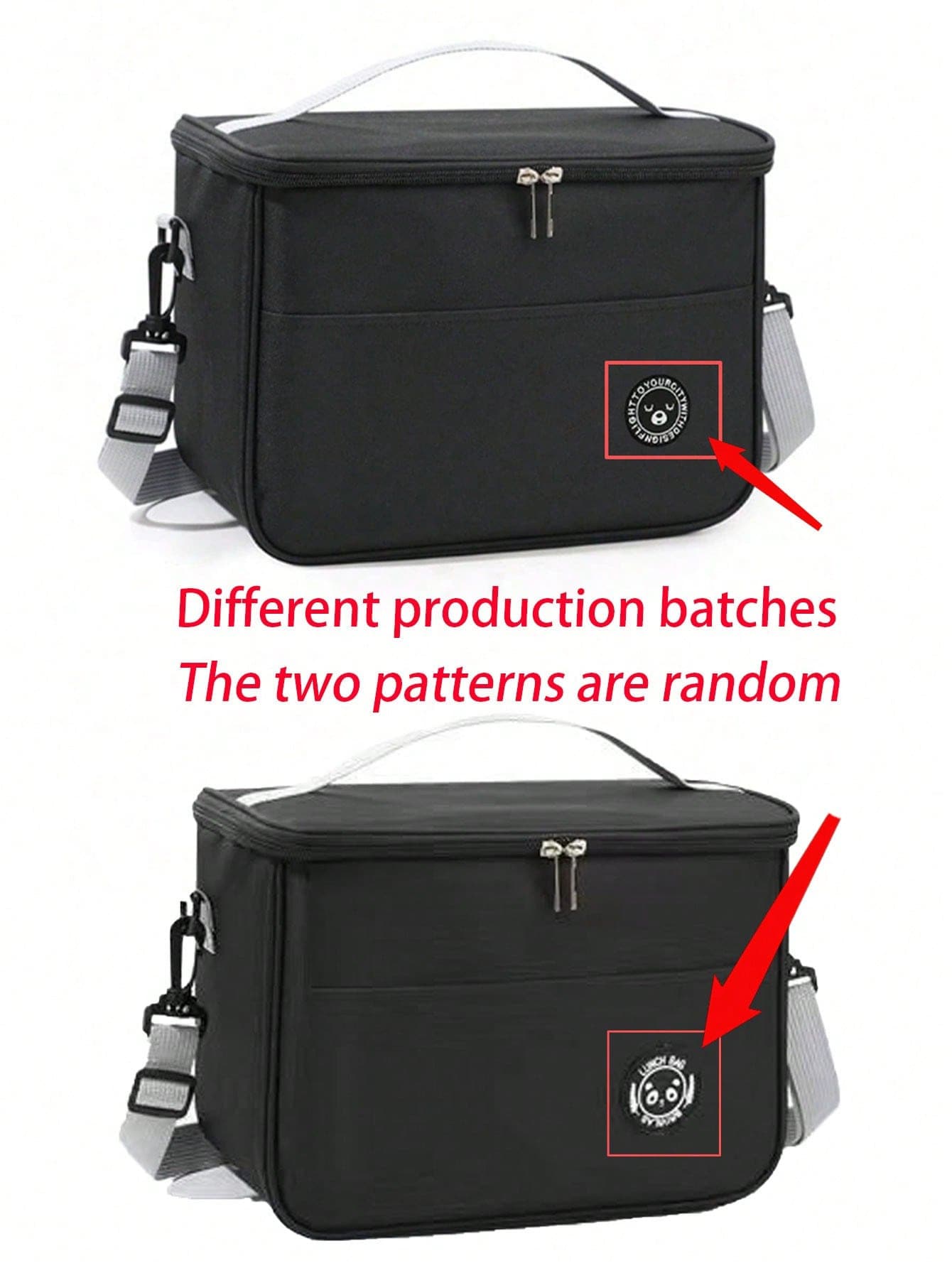 New Portable Insulated Lunch Bag With Shoulder Strap, Waterproof Cold/Heat Retention Design, Suitable For Office Use; Large Capacity Handheld/Shoulder Dual-Use Insulated Bag, Thickened Waterproof Lunc