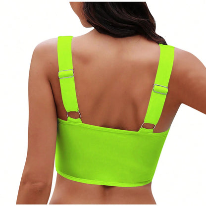 New Twist Front Bikini Top Vacation Beach Summer