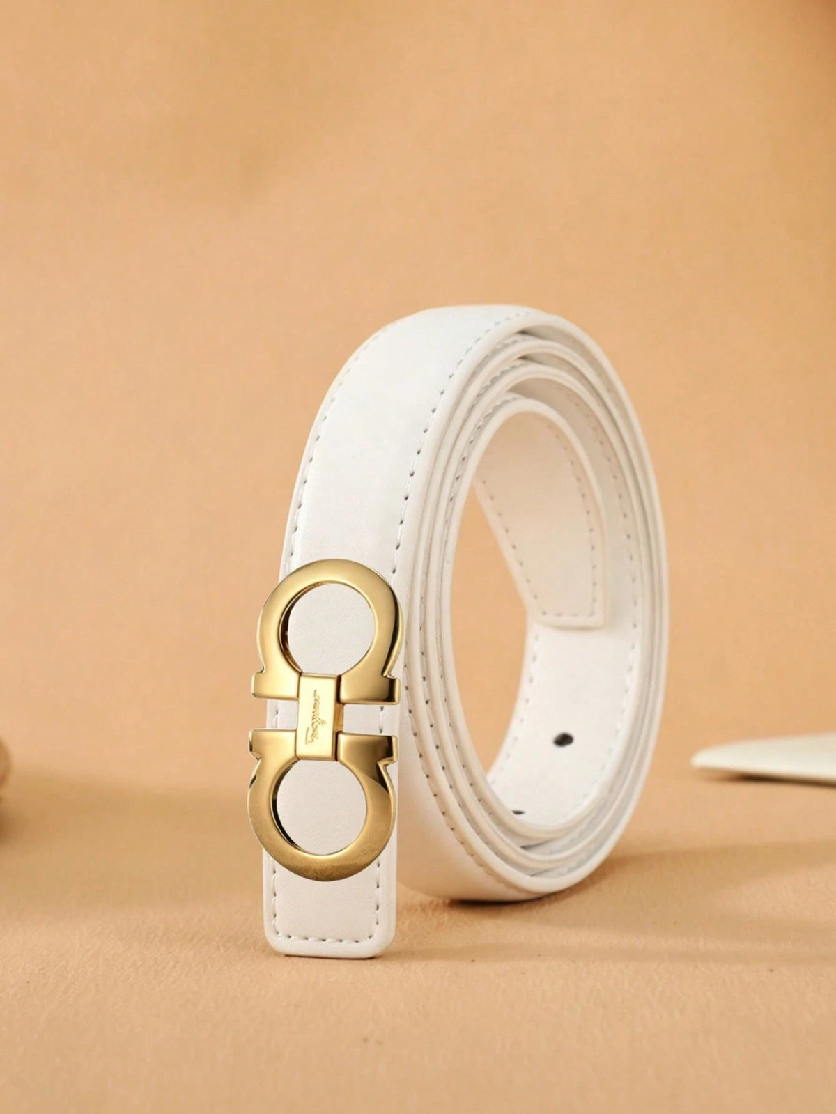 New Women's 8-Figure Buckle Belt, Decorative Waist Belt For Jeans And Casual Pants, Versatile Women's Belt