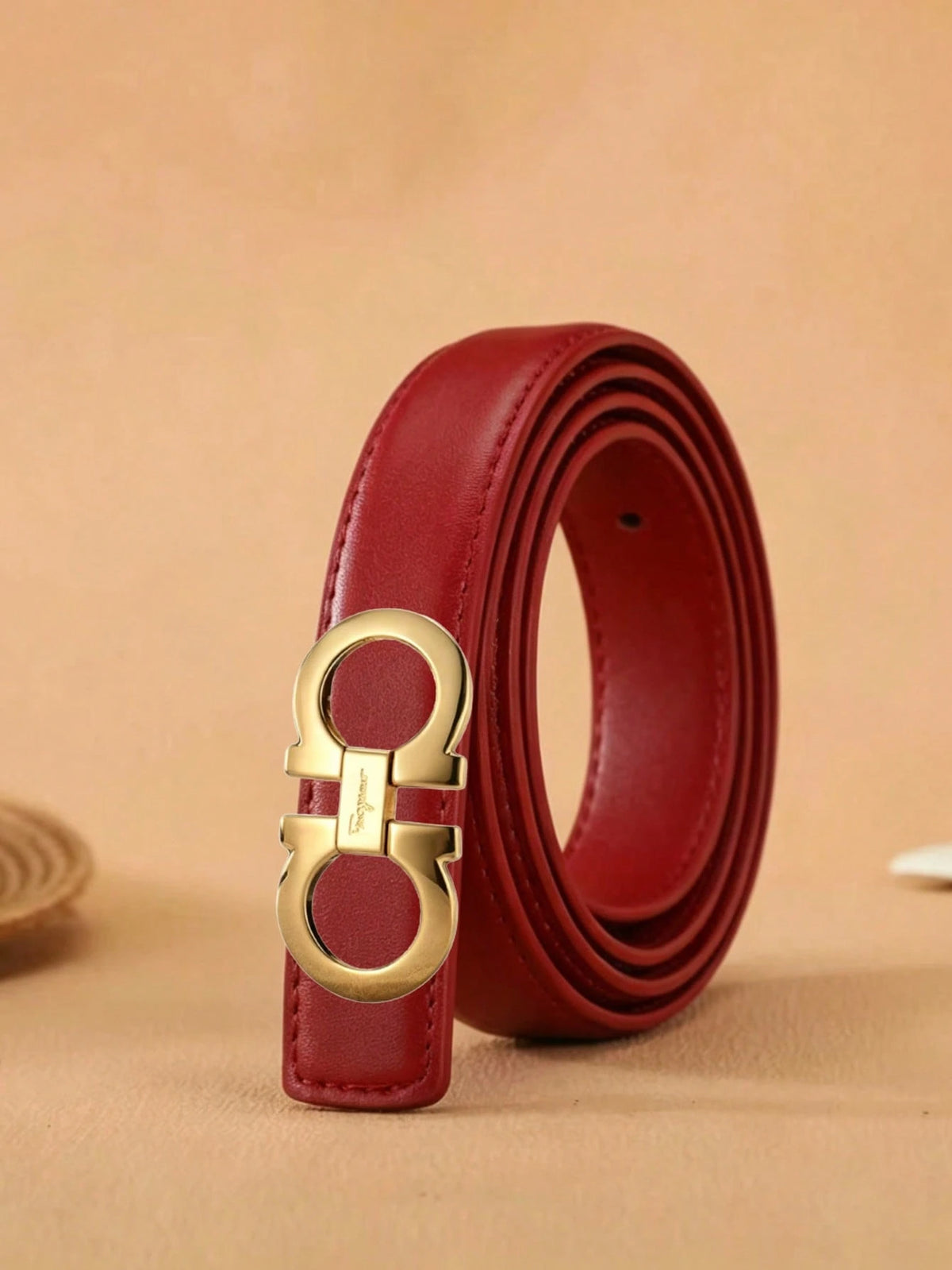 New Women's 8-Figure Buckle Belt, Decorative Waist Belt For Jeans And Casual Pants, Versatile Women's Belt