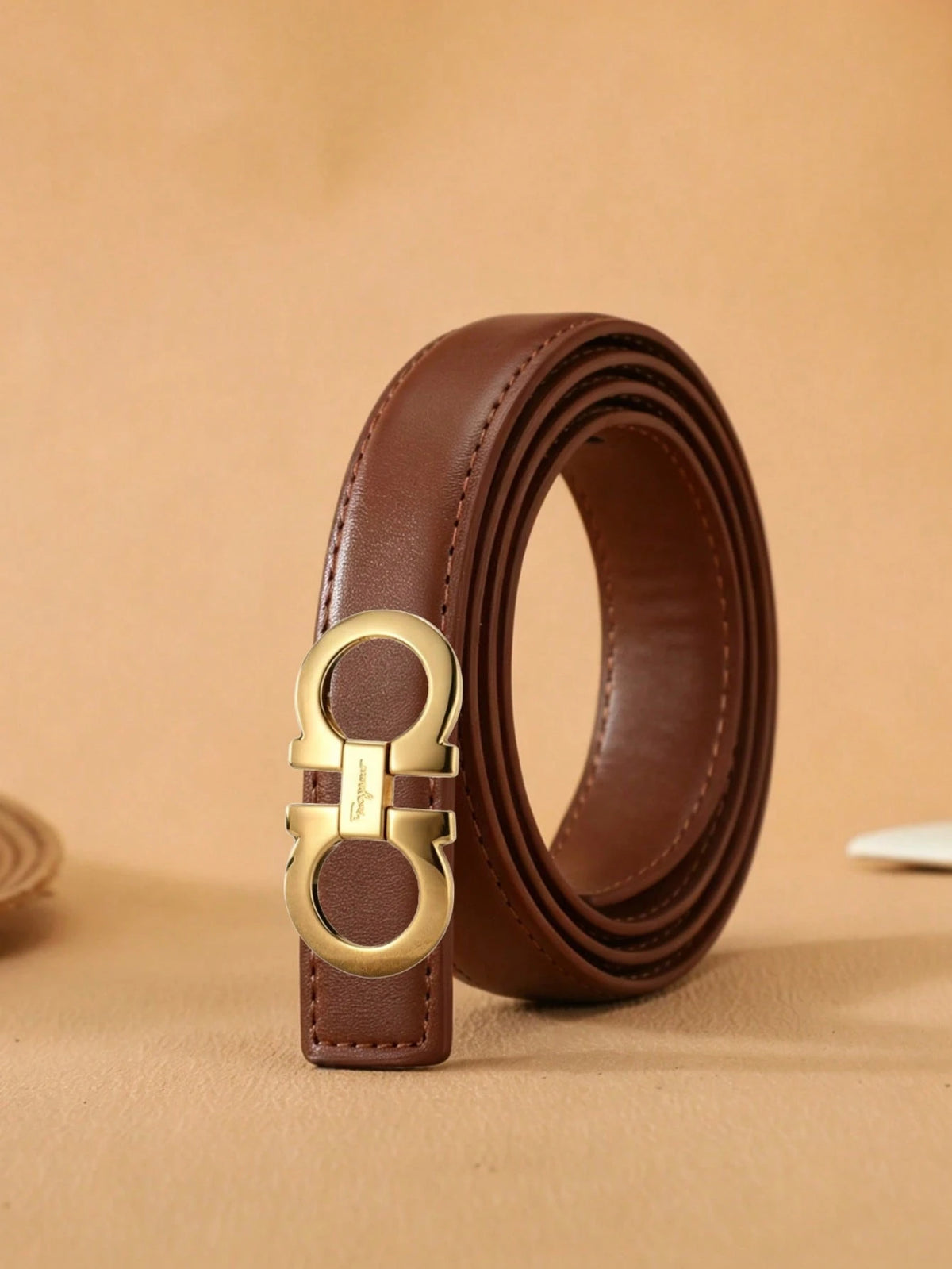 New Women's 8-Figure Buckle Belt, Decorative Waist Belt For Jeans And Casual Pants, Versatile Women's Belt