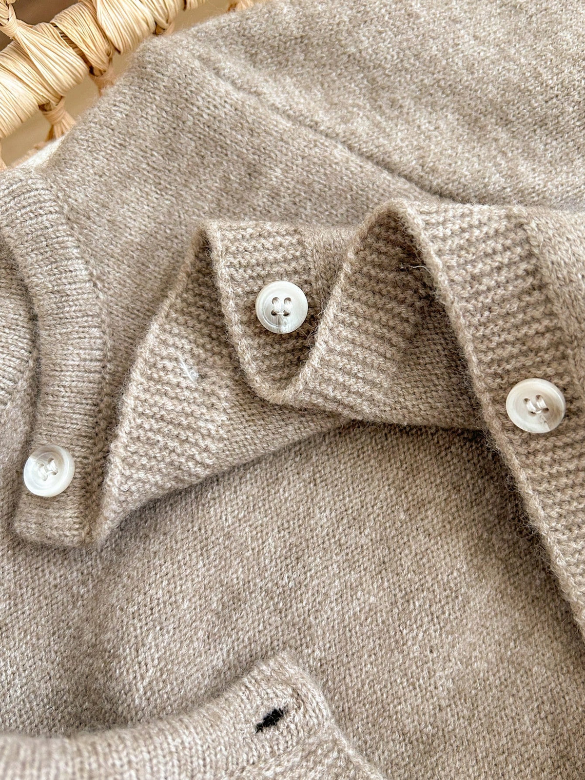 Newborn Baby Girl Autumn/Winter Cute Cartoon Pattern Long Sleeve Sweater Romper