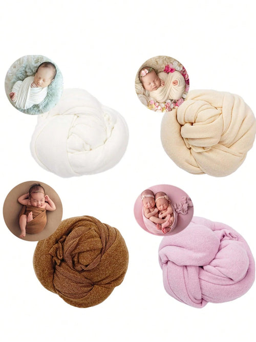 Newborn Stretchy Swaddle Wrap, Baby Swaddle Blanket, Newborn Photography Props, Infant Photo Shoot Posing Blanket, Newborn Party Gift