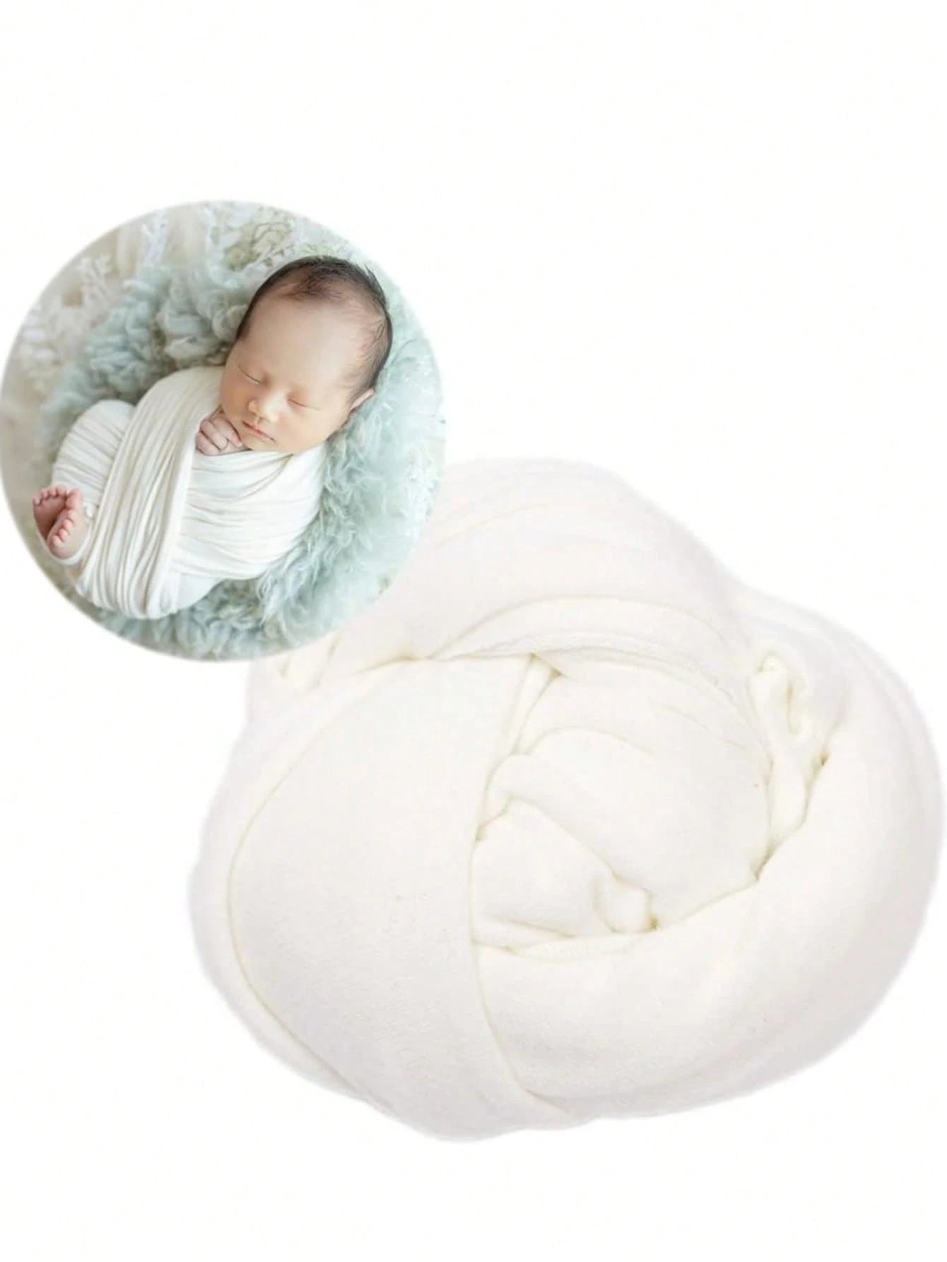Newborn Stretchy Swaddle Wrap, Baby Swaddle Blanket, Newborn Photography Props, Infant Photo Shoot Posing Blanket, Newborn Party Gift