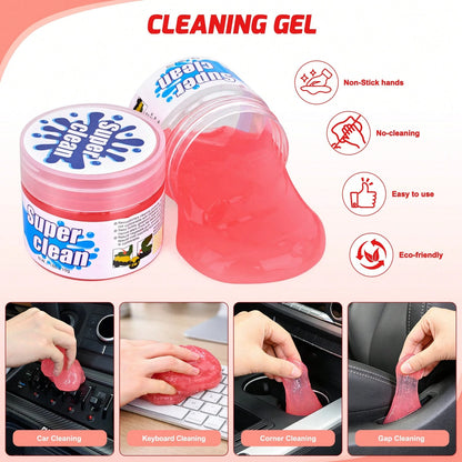 Nilight 15PCS Car Detailing Kit Auto Cleaning Tools Wash Set With Storage Carry Bag Beginners Easy To Use For Interior Exterior Car Care Clean Windshield Dashboard Seat Air Vents Wheels Tires, Red