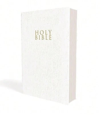 NIV, Gift And Award Bible, Leather-Look, White, Red Letter, Comfort Print (Paperback) By Zondervan