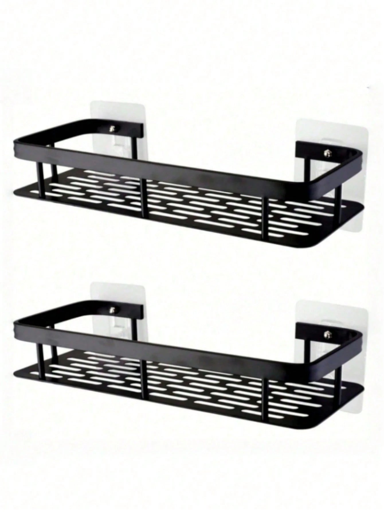 [No Drilling Required] Large Capacity Wall-Mounted Bathroom Storage Rack| Drill-Free Installation, Space-Saving, Easy To Install| Bathroom And Kitchen Hanging Storage Rack, Can Store Toiletries, Cos