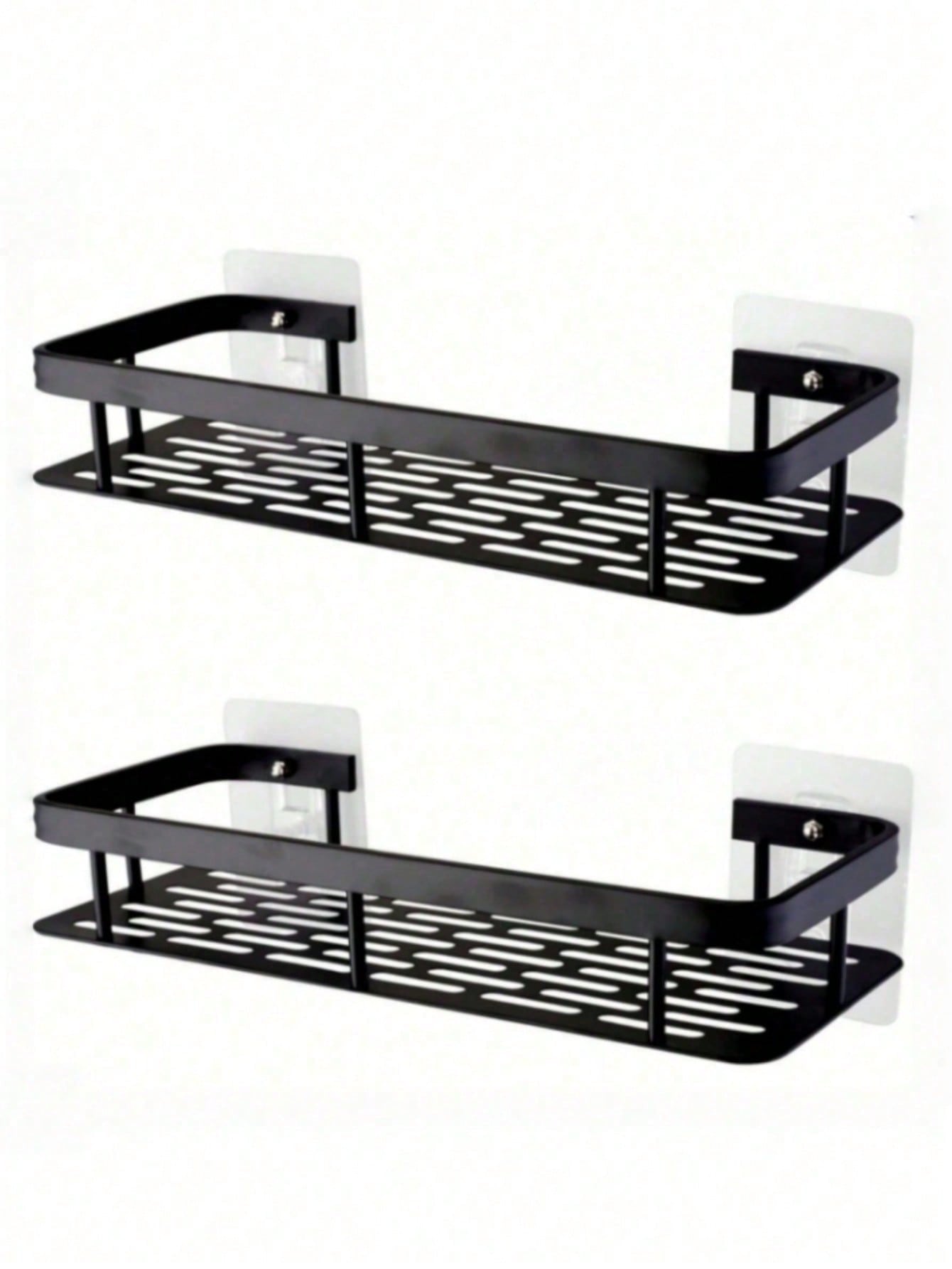[No Drilling Required] Large Capacity Wall-Mounted Bathroom Storage Rack| Drill-Free Installation, Space-Saving, Easy To Install| Bathroom And Kitchen Hanging Storage Rack, Can Store Toiletries, Cos