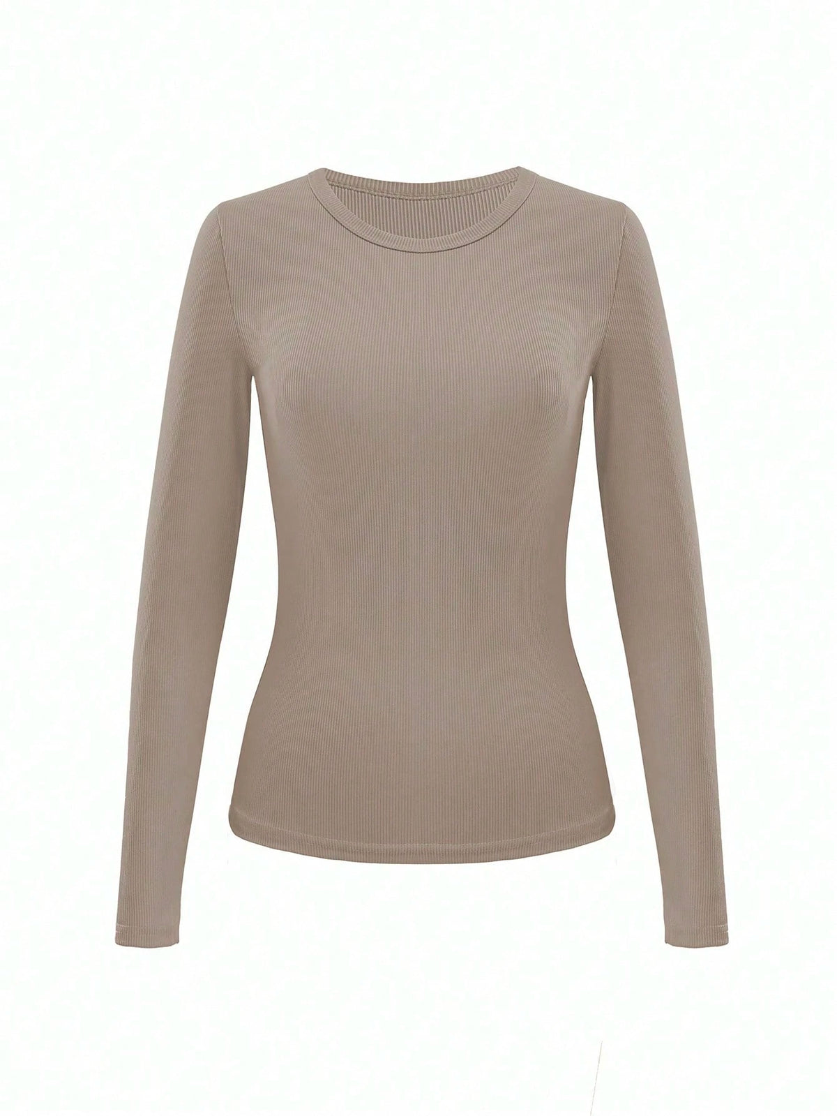 NostaNoir 3pcs Women All-Match Solid Color Slim Fit Long Sleeve T-Shirts, Versatile Fall Cloth For Women