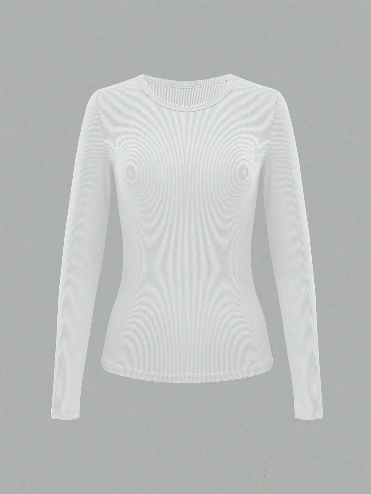NostaNoir 3pcs Women All-Match Solid Color Slim Fit Long Sleeve T-Shirts, Versatile Fall Cloth For Women