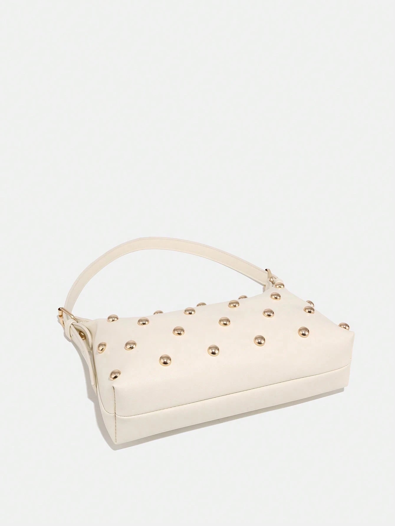 Novachic, 26 New Season, 1pc Rivet Decor, Zipper Closure, Adjustable Strap, Women Underarm Bag, Shoulder Bag. Suitable For Multiple Occasions
