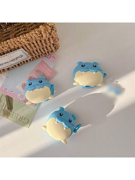 Novelty 1pc Cute Seal Bluetooth Earphone Case, Compatible With Airpods Pro 3, Cartoon Adorable Shockproof Apple Earphone Case Compatible With Apple 1/2/3/4/Pro/Pro2 Bluetooth Earphone Case