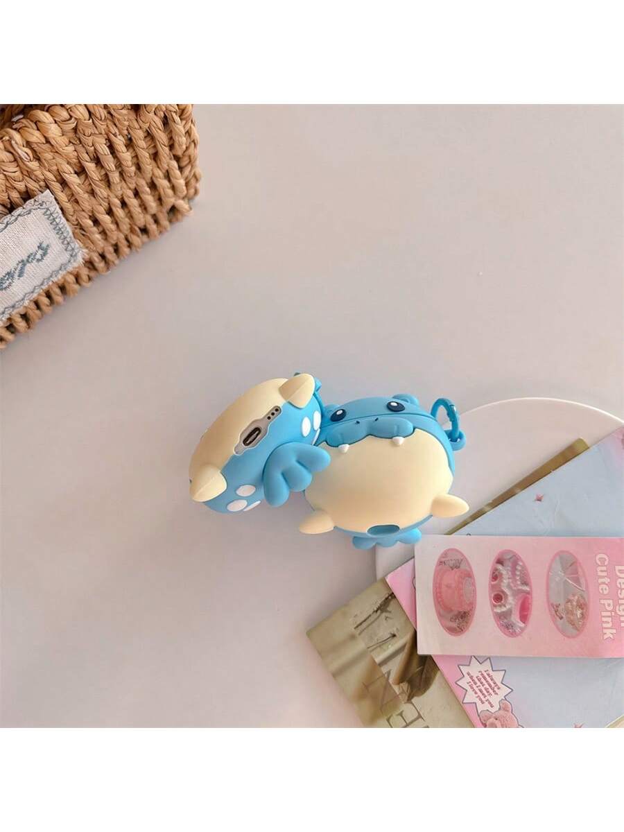 Novelty 1pc Cute Seal Bluetooth Earphone Case, Compatible With Airpods Pro 3, Cartoon Adorable Shockproof Apple Earphone Case Compatible With Apple 1/2/3/4/Pro/Pro2 Bluetooth Earphone Case