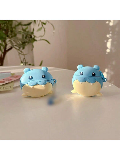 Novelty 1pc Cute Seal Bluetooth Earphone Case, Compatible With Airpods Pro 3, Cartoon Adorable Shockproof Apple Earphone Case Compatible With Apple 1/2/3/4/Pro/Pro2 Bluetooth Earphone Case