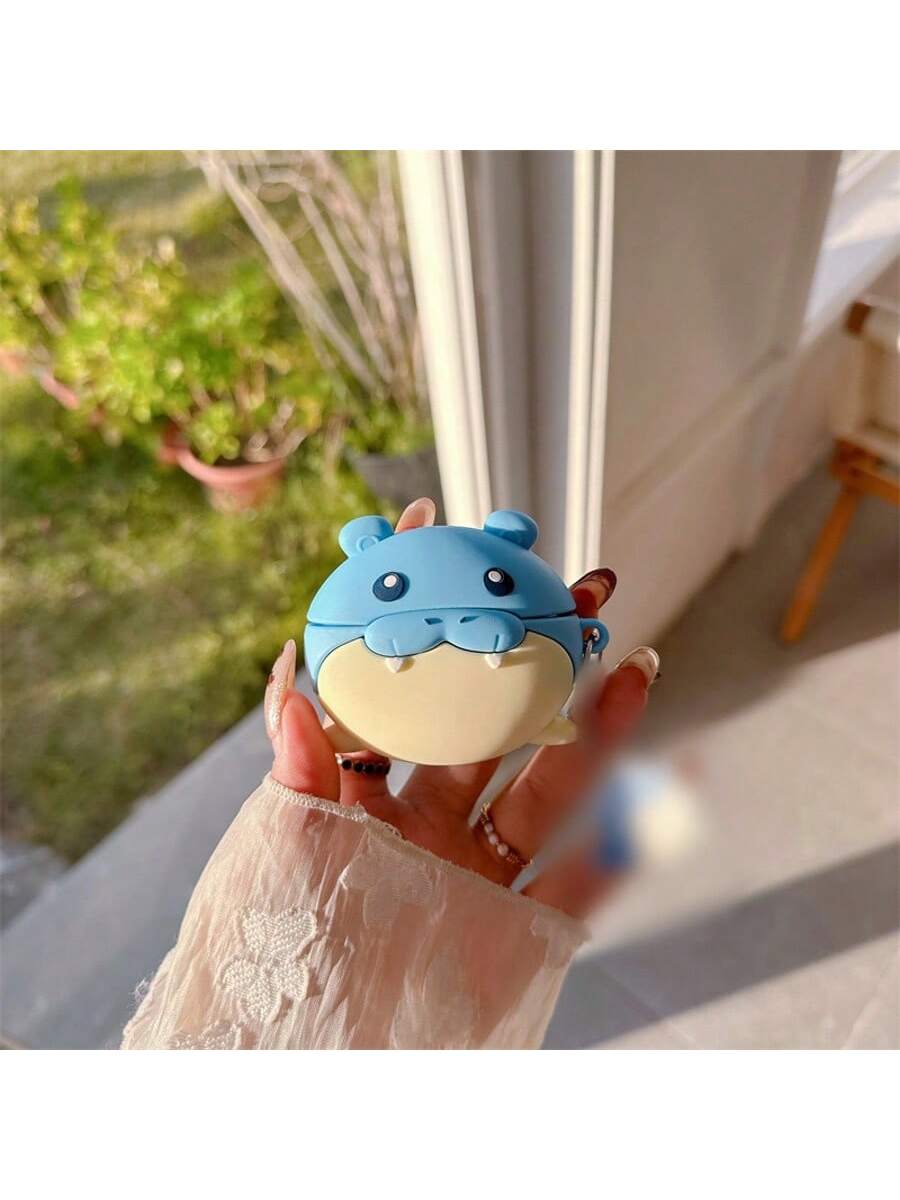 Novelty 1pc Cute Seal Bluetooth Earphone Case, Compatible With Airpods Pro 3, Cartoon Adorable Shockproof Apple Earphone Case Compatible With Apple 1/2/3/4/Pro/Pro2 Bluetooth Earphone Case
