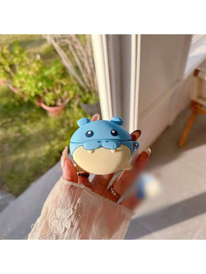 Novelty 1pc Cute Seal Bluetooth Earphone Case, Compatible With Airpods Pro 3, Cartoon Adorable Shockproof Apple Earphone Case Compatible With Apple 1/2/3/4/Pro/Pro2 Bluetooth Earphone Case