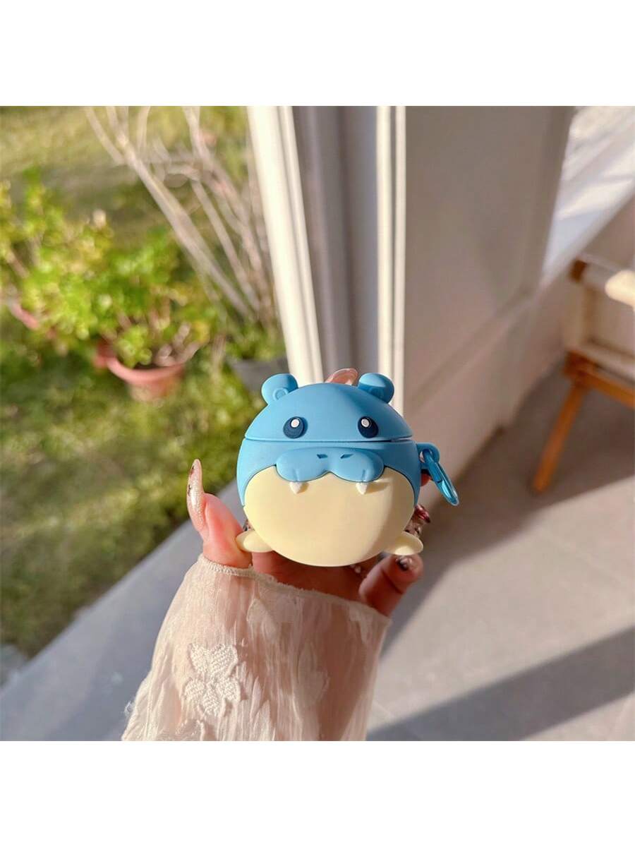 Novelty 1pc Cute Seal Bluetooth Earphone Case, Compatible With Airpods Pro 3, Cartoon Adorable Shockproof Apple Earphone Case Compatible With Apple 1/2/3/4/Pro/Pro2 Bluetooth Earphone Case